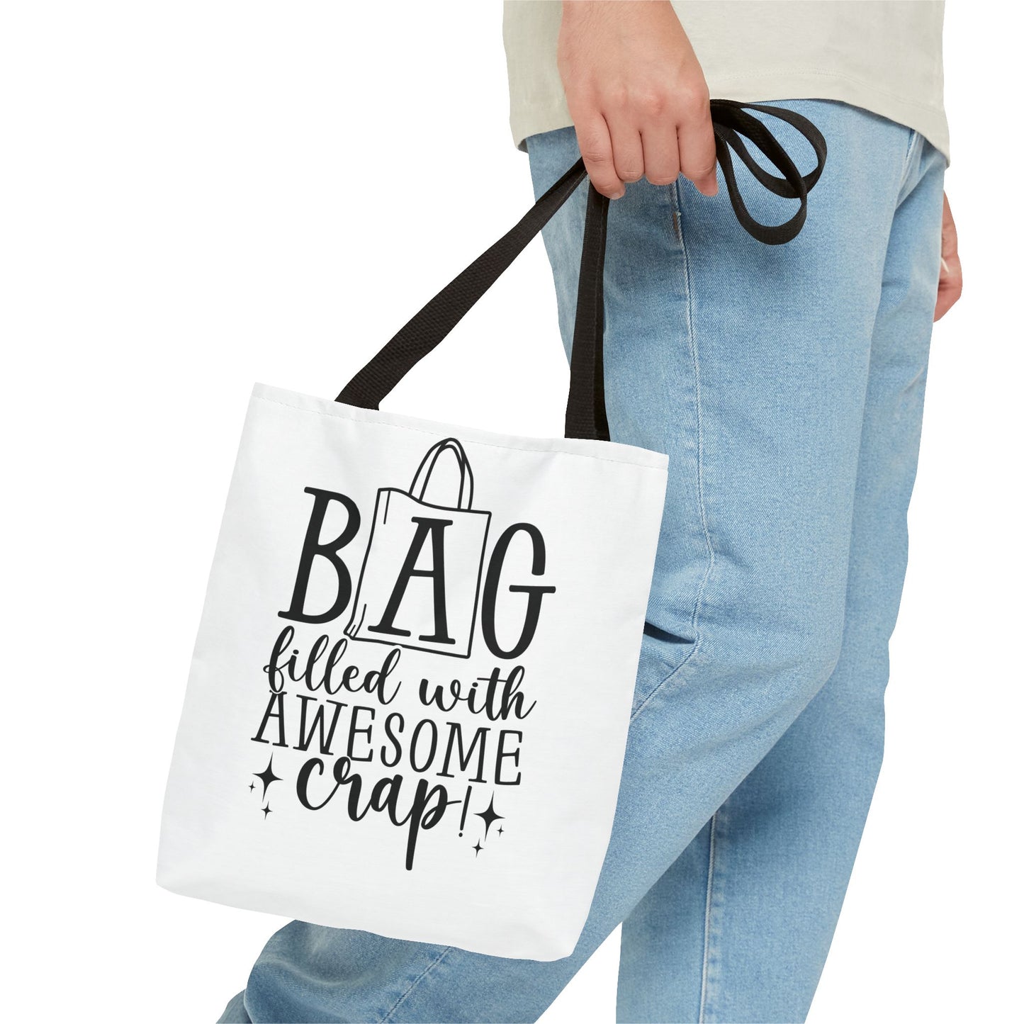 Bag filled with Awesome crap - Tote Bag (AOP)