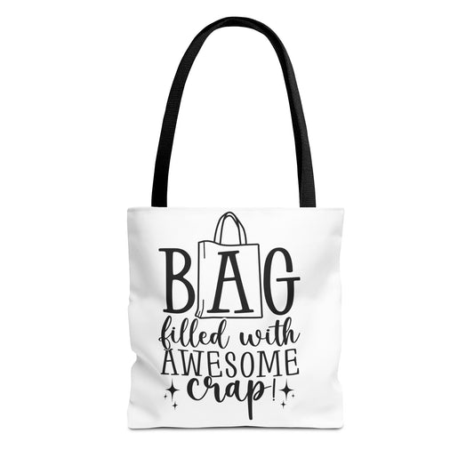 Bag filled with Awesome crap - Tote Bag (AOP)