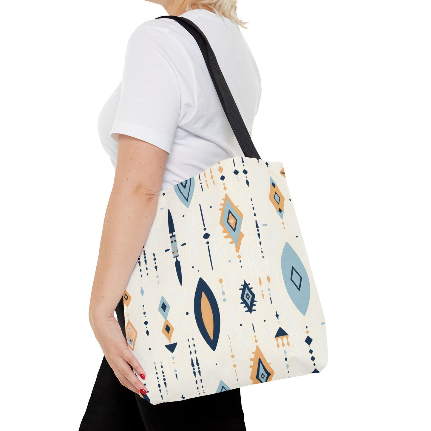 Boho Aztec Arrow Pattern - Tote Bag (AOP)